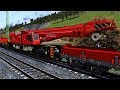 BR232 Ludmilla | BR732 DB Netz Notfalltechnik Eisenbahnkran | Kranzug 3DZUG | Train Simulator 2018