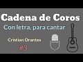 #3 Pista con letra para cantar Coros CRISTIANOS