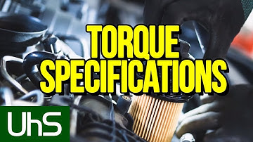 Torque Specifications On Cartridge Oil Filter Caps | Tech Minute