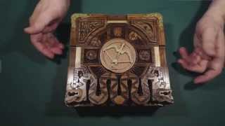 In this video I present my Dungeons & Dragons themed puzzle box. It was designed and built for a friend who wanted to throw his 