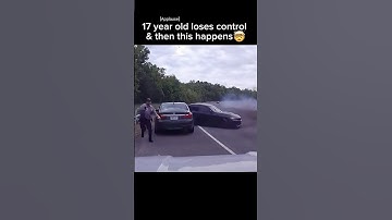 Reckless Driver Loses Control During Traffic Stop