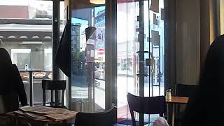 Watching The Street At Cafe Nahid In Vienna