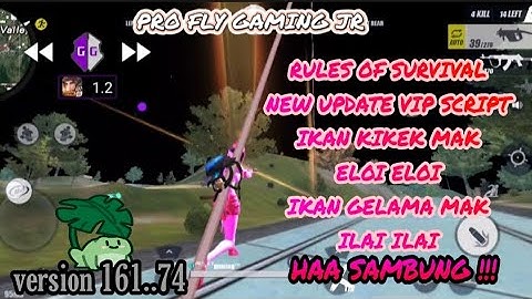 NEW UPDATE RULES OF SURVIVAL VIP SCRIPT|NEW NO RECOIL 100|BODY GIANT FROG