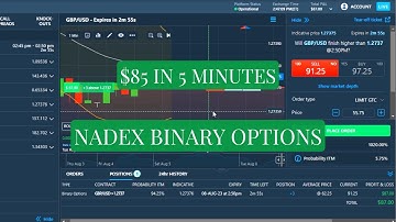 $85 Profit In 5 Minutes Trading Nadex Binary Options