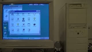 Windows 95 Windows Explorer file browsing retro 90s software in the BACKROOMS