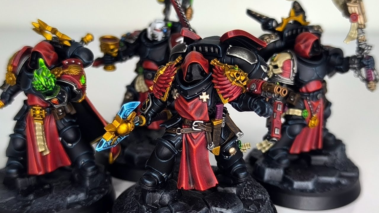 Commander Dante Blood Angels Oop Métal Kitbashed Pro Paint