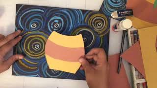Van Gogh Sunflowers Meets Starry Night