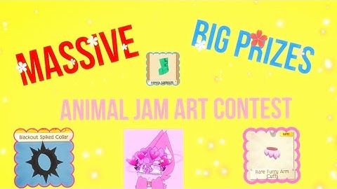 MASSIVE PRIZE! Animal jam art contest!