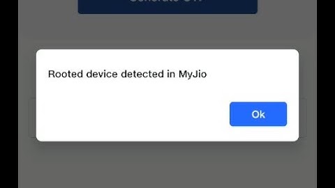 Solution to Rooted device detected in MyJio || Rooted device detected error solution