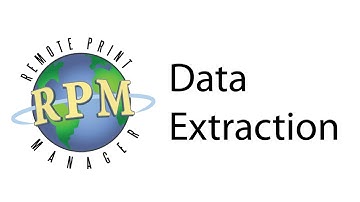 Data Extraction with RPM Remote Print Manager Elite