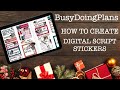 Digital Plan With Me I How to Create Digital Script Stickers