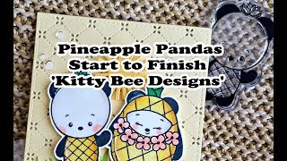 Start to Finish - Pineapple Pandas Card