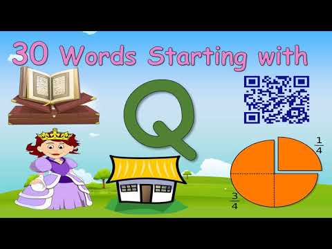 Video: Welke woorden beginnen met q?