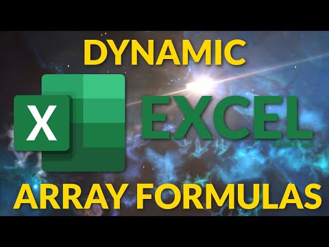 Excel Dynamic Array Formulas