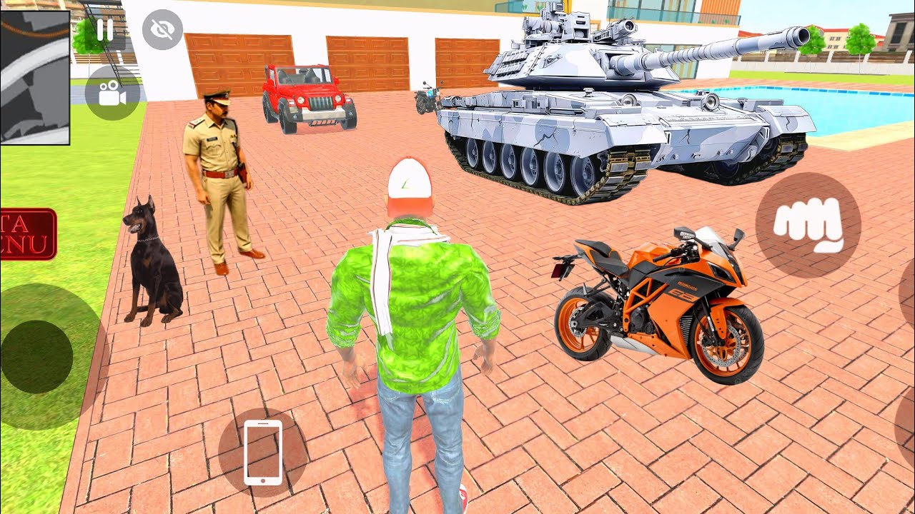 Franklin showroom purchase army tank 🤩💥 indian left auto simulator games 💥🤩