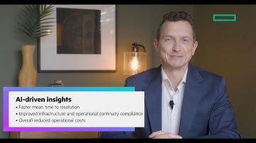 HPE Compute Ops Management - AI-driven Insights Introduction