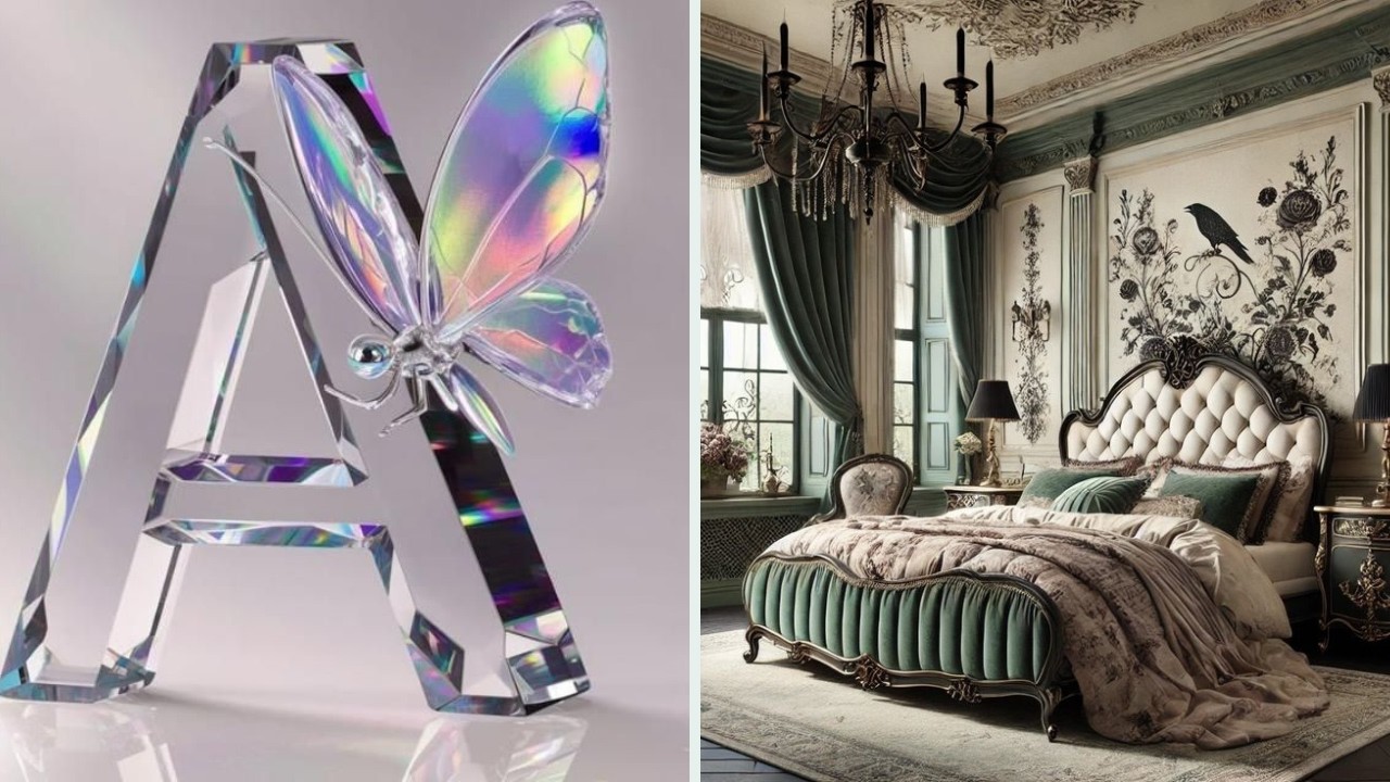 Выберите первую букву своего имени и представьте спальню своей мечты 🛏️✨ 