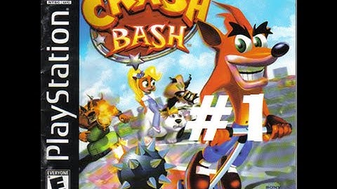 Crash Bash PS1 Classics Walkthrough Part 1 - That Theme Thou
