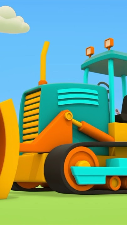 Vidéo de jouets pour enfants. Tracteur en légo.  Oups, c'est