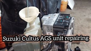 Suzuki Cultus(celeriac)AGS(AMT) Unit shifting problem AGS actuator repairing