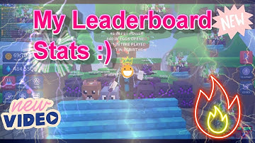 Showcasing my Leaderboard stats in Mining Clicker Simulator Roblox