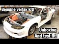 S15 Genuine vertex wide body kit unboxing...