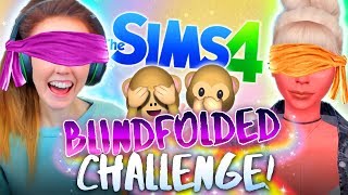 🙈BLINDFOLD CHALLENGE!🙈 No peeking!🙊(The Sims 4 CAS)