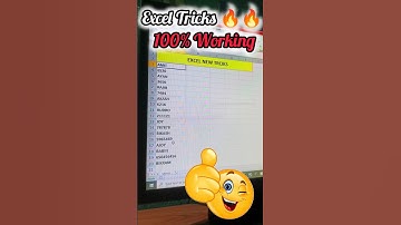 Excel tricks new 🔥🔥#shorts #shortvideo #viral #viralshort #trendingshorts #exceltips #exceltricks