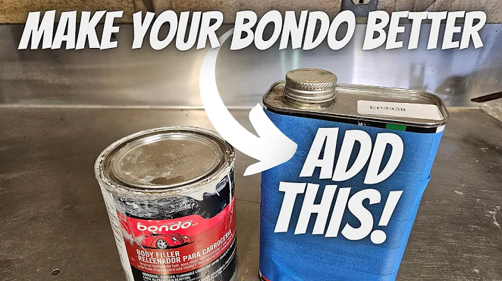 Discover the Magic Ingredient for PERFECT Bondo Application at Home
