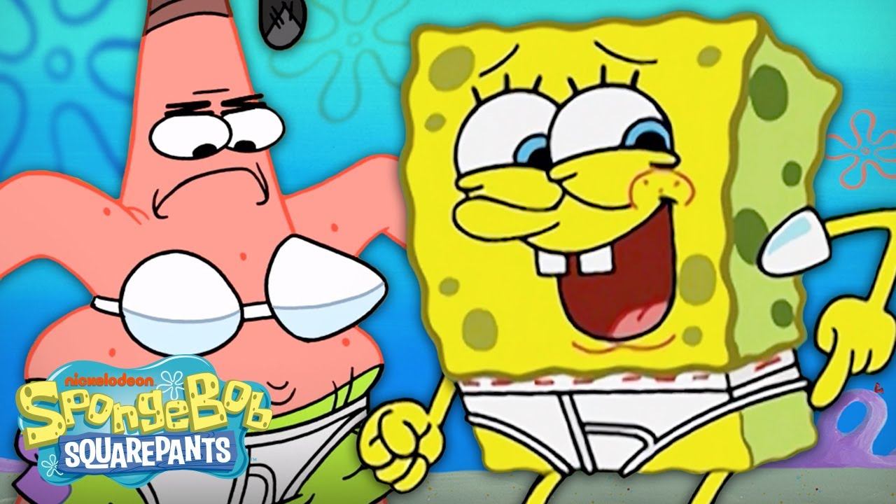 SpongeBob UnderPants 👖  Every Underwater Underwear Moment