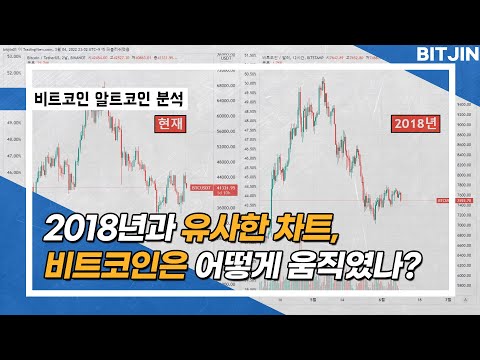2018 년 비트 코인 2022 New 2018년과 유사한 차트, 비트코인은 어떻게 움직였나?┃비트코인┃이더리움┃리플┃가상화폐┃22/03/04 비트코인 차트분석