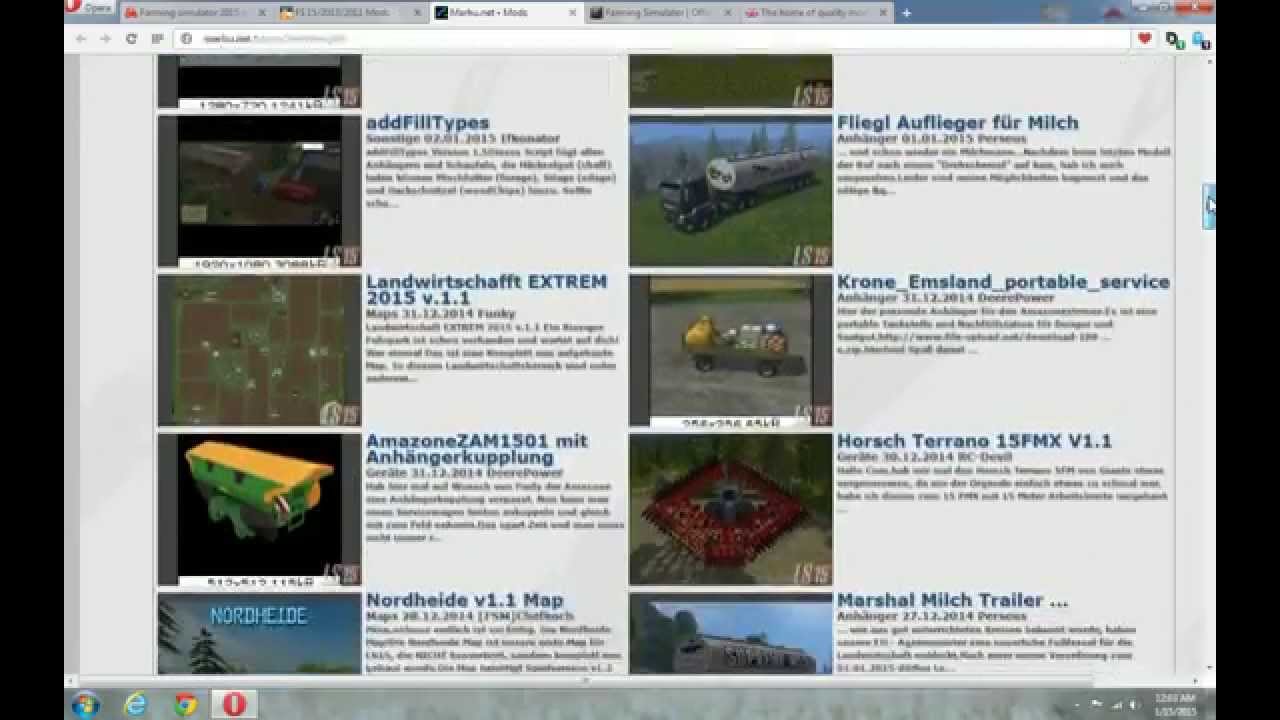 Farming Simulator 2015 - Mod Sites - YouTube