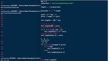 13 Rail Fence Cipher: Decryption Exercise in Python