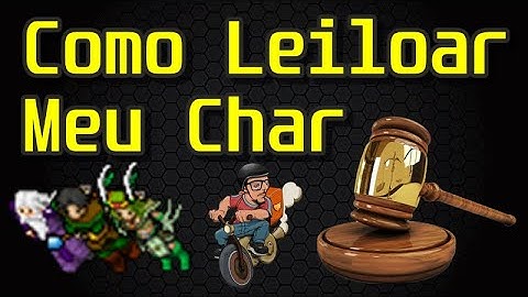 Tibia - Tutorial Como Colocar Char no leilão do Tibia bazar