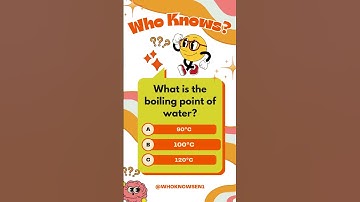 🤯 Do You Know This? What’s the Boiling Point of Water? #whoknows  🌡️ #shorts  #generalknowledge