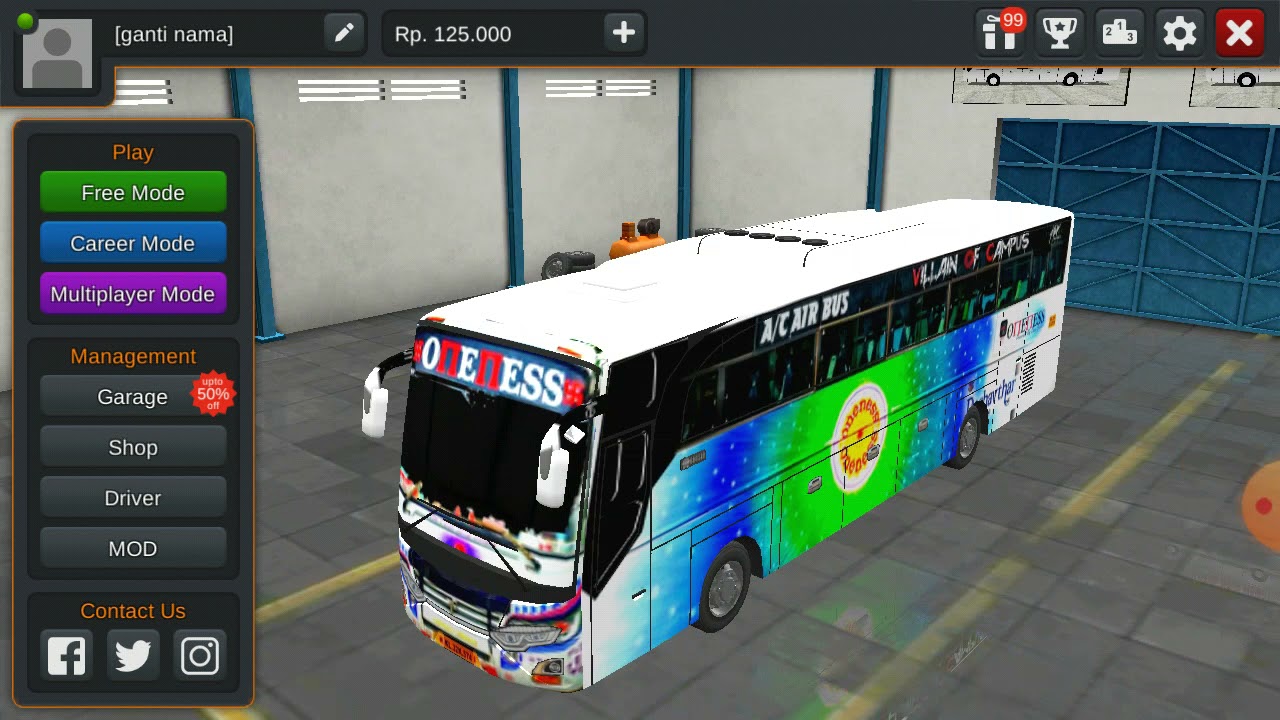 how to remove bus galss      black cooling bus simulator Indonesia