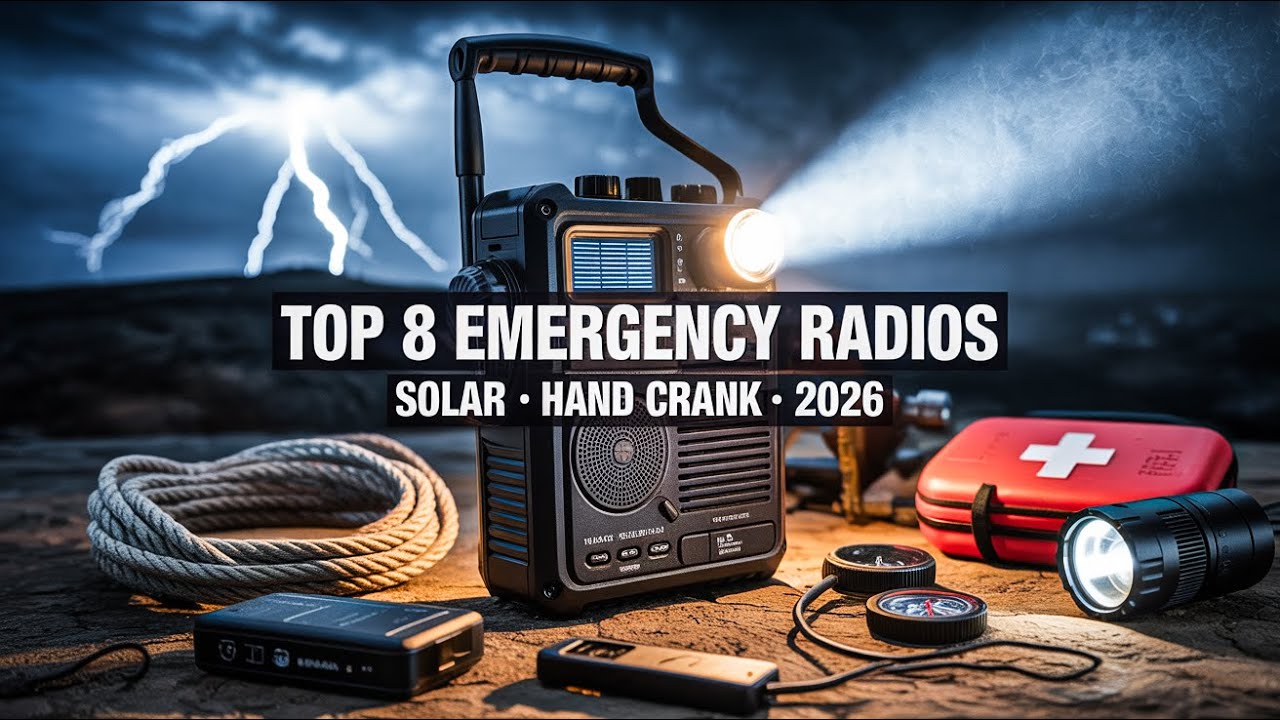 Top 8 Best Solar Emergency Radio 2026!