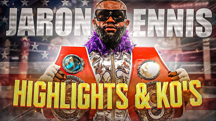 AMAZING SKILLS! Jaron Ennis HIGHLIGHTS & KNOCKOUTS | BOXING K.O FIGHT HD
