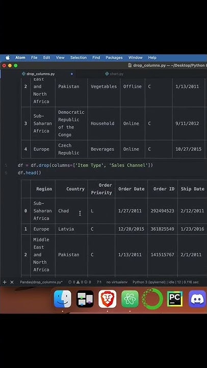 How To Remove Columns On Python (Pandas)! - YouTube