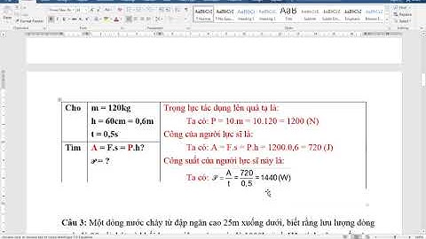 Bài tập luyên thi vật lý học kì 1 lớp8