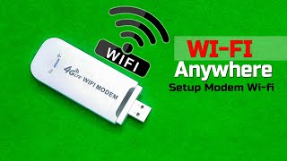 4G USB Wifi Modem Setup, Change USB Modem Wifi Name and Password using Mobile, Modem wifi setup screenshot 1