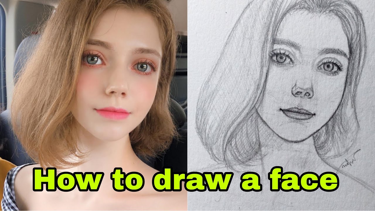How To Draw A Face Draw A Girl s Face Using The Loomis Method how-to-draw-a-face-draw-a-girl-s-face-using-the-loomis-method