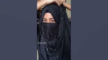 Layered Niqab Tutorial || #niqabstyles #easyhijabtutorial #shorts #ytshorts #viral