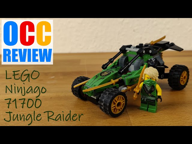 Grün, mehr Schwerter als Räder ... einfach super: LEGO Ninjago 71700 Jungle Raider - Aufbau + Review