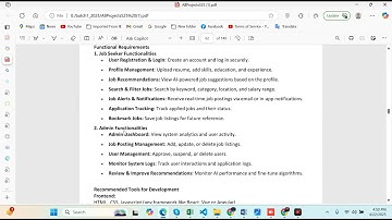 Access Job Recommendation System #Easy project python 2025