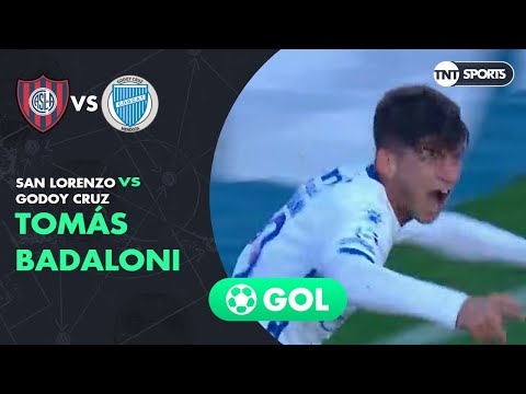 Tomás Badaloni (1-1) San Lorenzo vs Godoy Cruz | Fecha 1 - Superliga Argentina 2019/2020