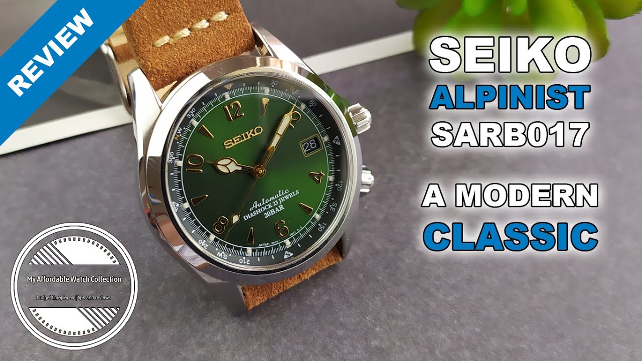 Modern Classic: Seiko Alpinist SARB017 Full Watch Review - YouTube