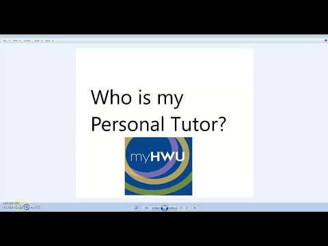 How to Find my Personal Tutor