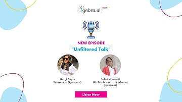 "Talk Math, Data & More" by Sahiti a 4th Grade math++ Student.