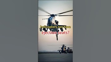 Do helicopters not have ejection seats? #physicsfun #Science#helicopters